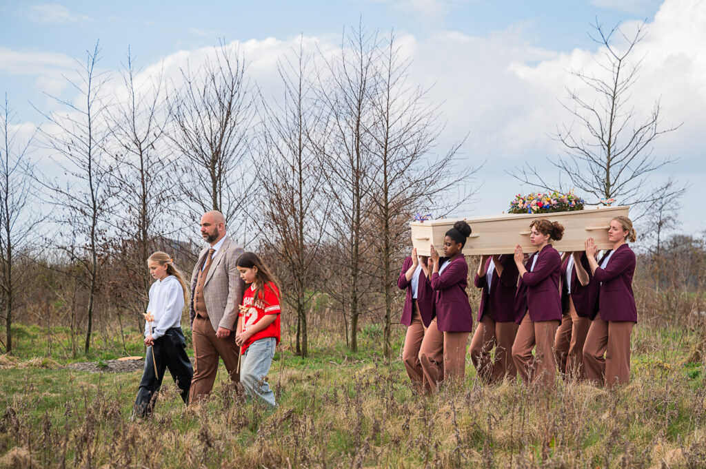afscheidsfotograaf tijdens uitvaart